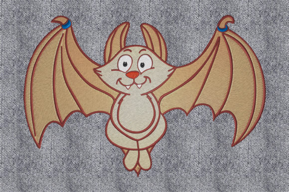 Happy Bat: A Seasonal Embroidery Design Worth Adding to Your Holiday Collection