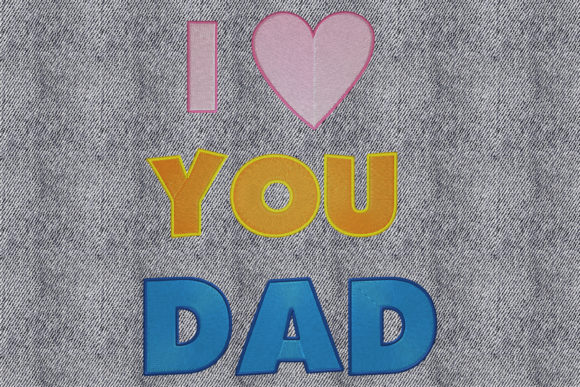 Love You Dad: A Handmade Gift Embroidery Review