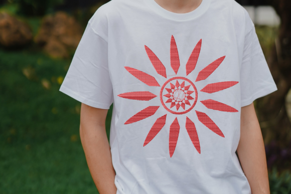 Red Mandala: A Beautiful Embroidery Design