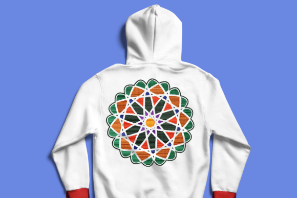 Winter Mandala: A Festive Embroidery Design